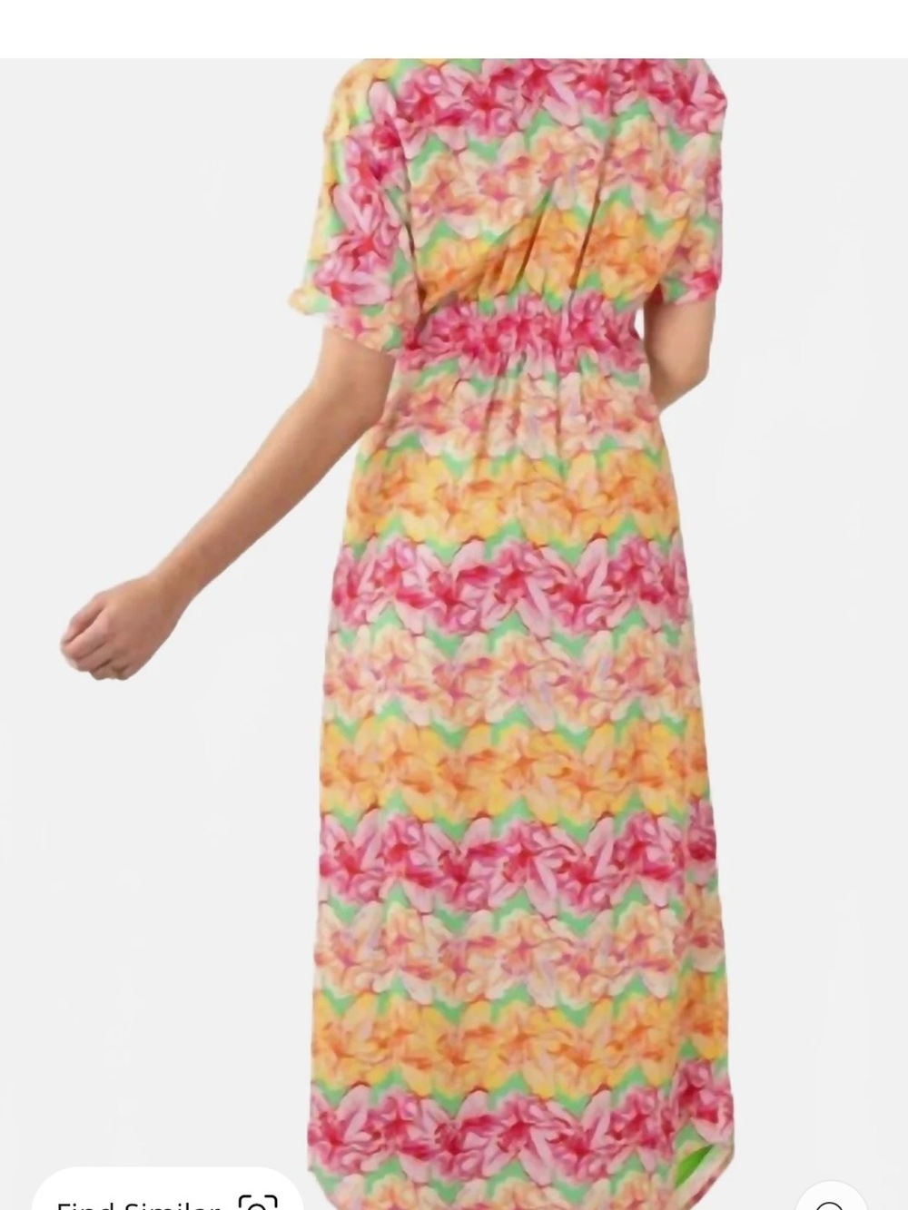 Emily McCarthy Georgia midi dress in a floral print - Picture 4 of 4